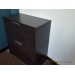 IKEA Effektiv Espresso 2 Drawer Lateral File Cabinet, Locking